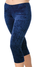Samt-Caprihose